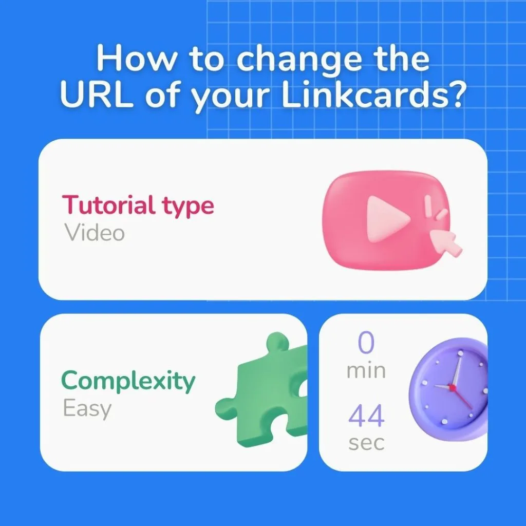 How to change the URL of your Linkcards?